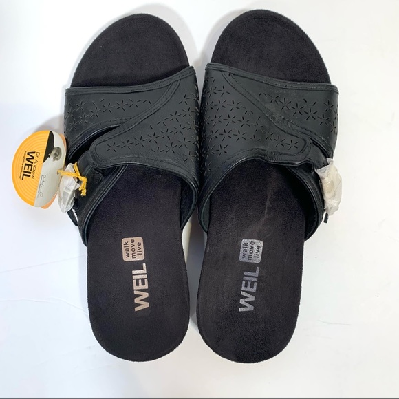 Dr. Weil Path Comfort Sandals Size 6 Black - Picture 7 of 11